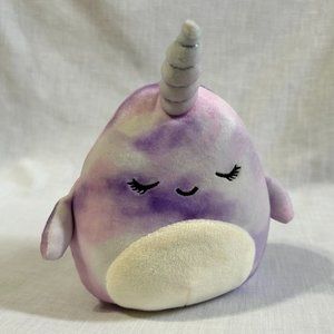 Squishmallow 5 in Nabila the Narwhale USA Seller New Stuffed Plush Toy From Set